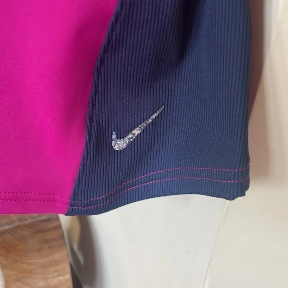 Brand New Nike Yoga Dri-Fit Training Tank Top Berry Racerback Crew Neck Stretchy